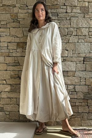 Paloma Peter Pan Frock Coat Calico